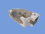 computer embroidery machine housing die casting