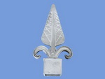 spearhead finial aluminum