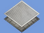 air flow access floor panels aluminum