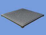 perforated cast aluminum floor tile panels